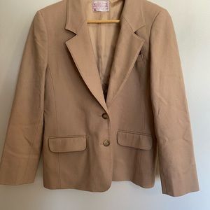 Vintage camel colored Pendleton wool blazer
